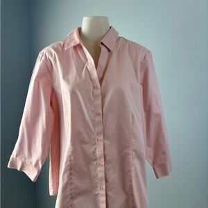 Chico's Pink Button-Up Blouse